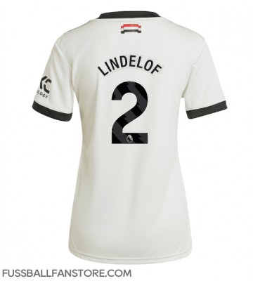 Manchester United Victor Lindelof #2 Replik 3rd trikot Damen 2024-25 Kurzarm
